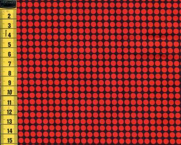 Dot-Dot-Dot - Punkte rot auf schwarz