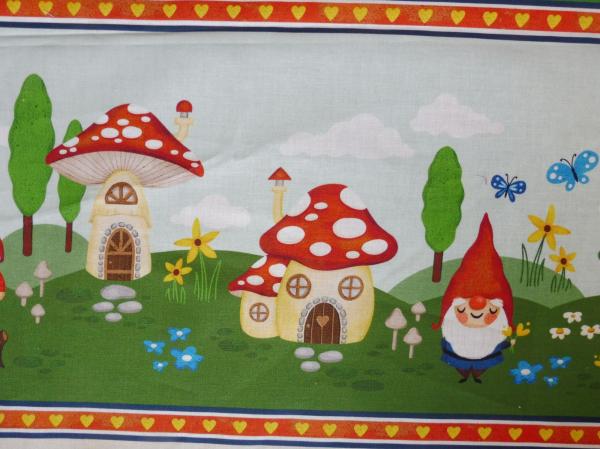 Gnome Sweet Gnome - Zwerge mit Häusern - Bordüren