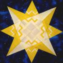 Jahres-Quilt Zodiac Stars - Februar Aquarius-Wassermann