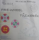 Fire Wheel 36 cm Block - Schablonen