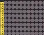 Dot-Dot-Dot - Große Punkte grau auf schwarz